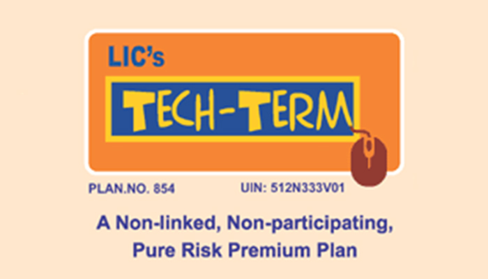 LIC Tech Term Plan No 854 – Online Term Insurance Plan